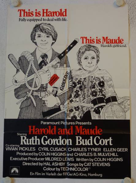 Harold and Maude re-release german movie poster